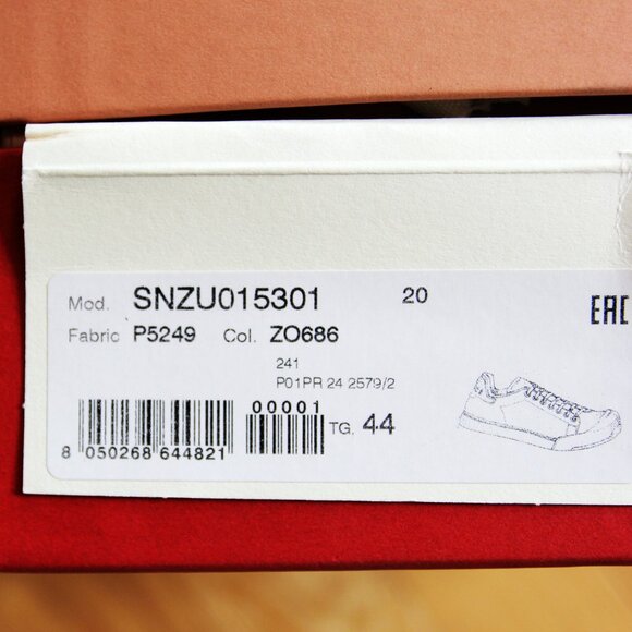 BNWT SS24 MARNI DADA BUMPER SNEAKERS 44 - Picture 7 of 10